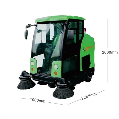 DQS19C เครื่องล้างพื้นไฟฟ้าสําหรับล้างน้ําเย็น ประสิทธิภาพการทํางาน 14000m2/h