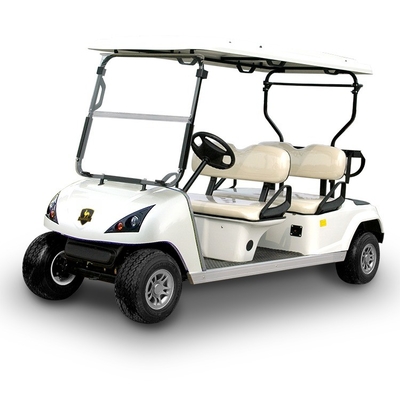 ไฟฟ้า DG-C4 48V กอล์ฟการ์ท 4 ที่นั่ง Buggy ด้วยความสะอาดพื้นที่สูงและการทํางาน