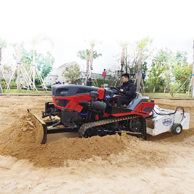 2200 KG เครื่องล้างทรายแทรกเตอร์ สําหรับทําความสะอาดทรายชายหาดและกําจัดขยะ